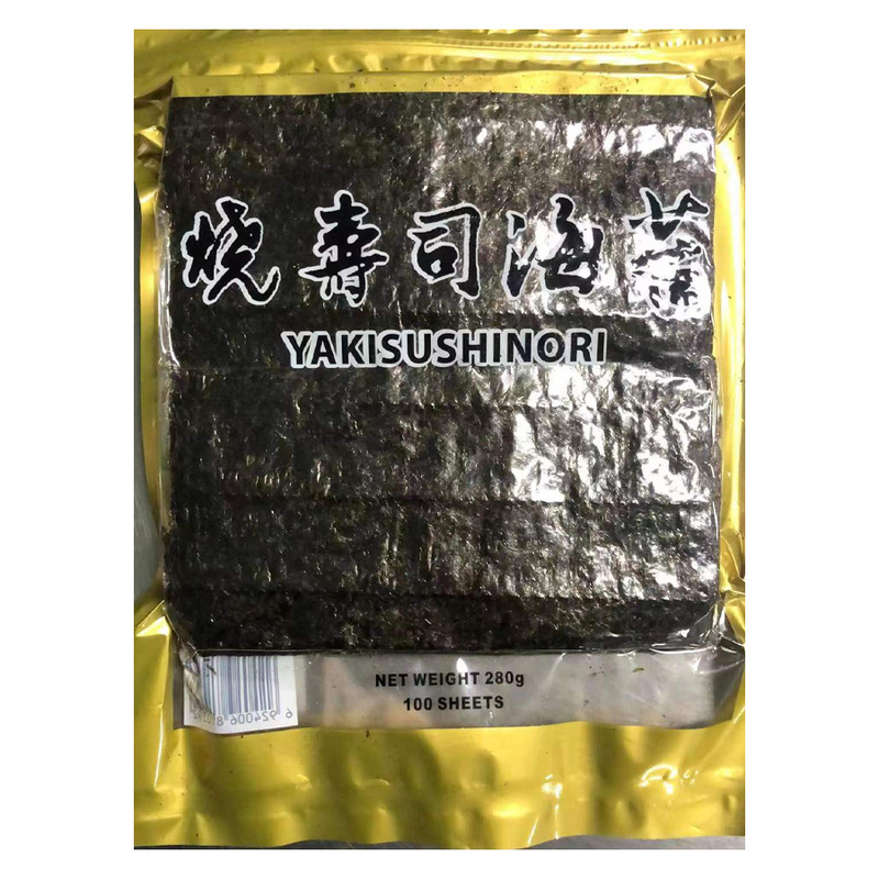 Algues de mer torréfiées rectangulaires Nori Produit 24 mois Durée de conservation Emballage scellé sous vide