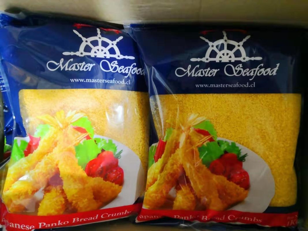 Des miettes de pain Panko croquantes blanches ou jaunes / sac de pain en papier kraft pour cuire et frire