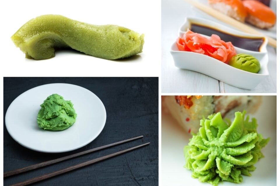 80-100 Maillage Wasabi pur en poudre Vert Couleur naturelle Pimenté Goût