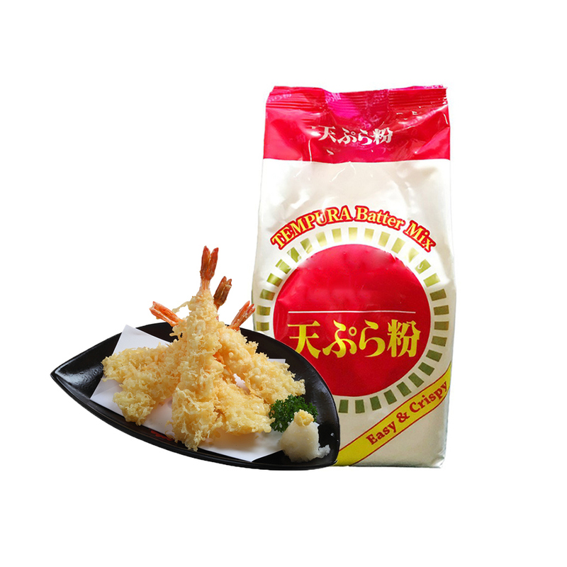 Farine à tempura japonaise avec enrobage doré pour une texture croustillante et un goût japonais authentique