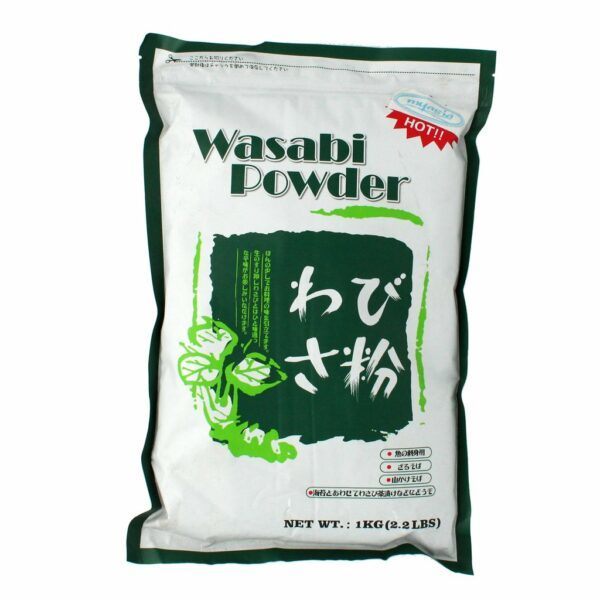 Poudre de wasabi pur 10 kg par carton avec livraison en 20 jours et certifié ISO pour une authentique cuisine japonaise
