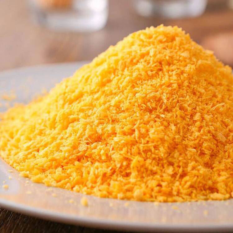 Chapelure sèche avec 24 mois de durée de conservation, certifiée HALAL HACCP et de taille 2-12mm pour une cuisine polyvalente