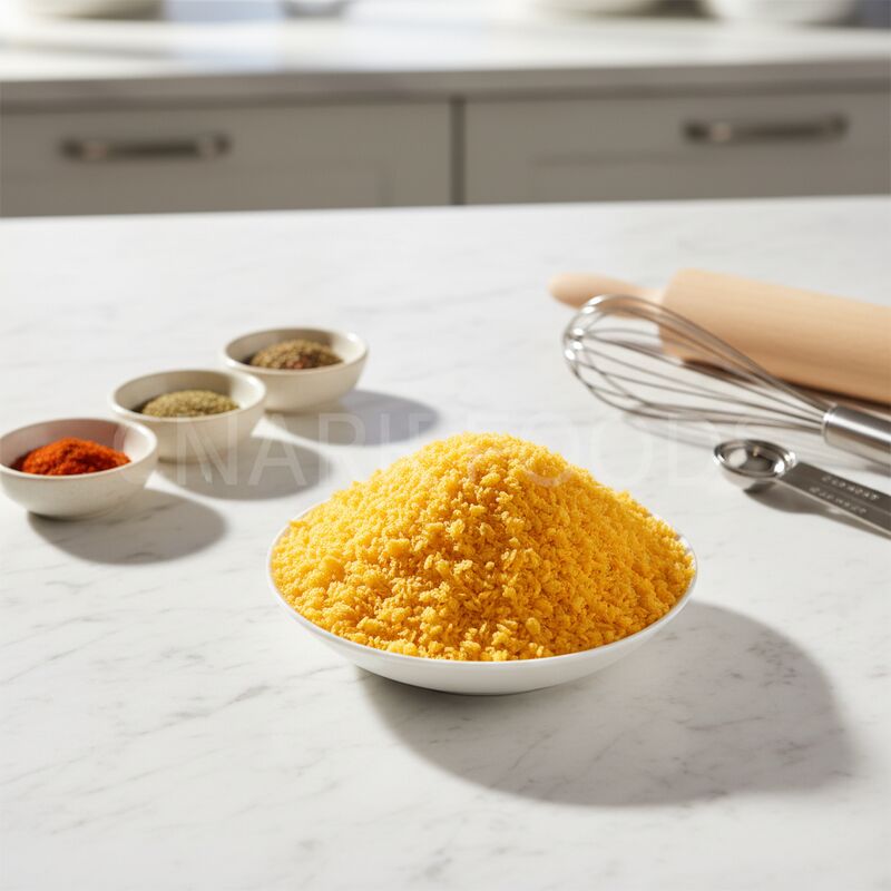 Miettes de pain japonaises de qualité supérieure Panko Miettes de pain de 2 à 12 mm de texture granulaire 12 mois de durée de conservation et saveur originale