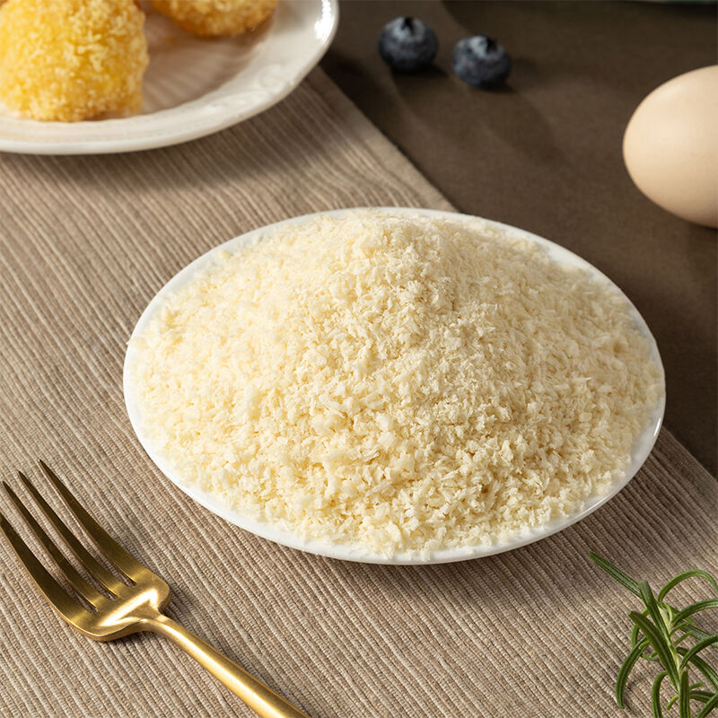 Miettes de pain Panko à base de blé entier avec une durée de conservation de 18 mois, emballage de 1 kg et 10 kg et texture croustillante