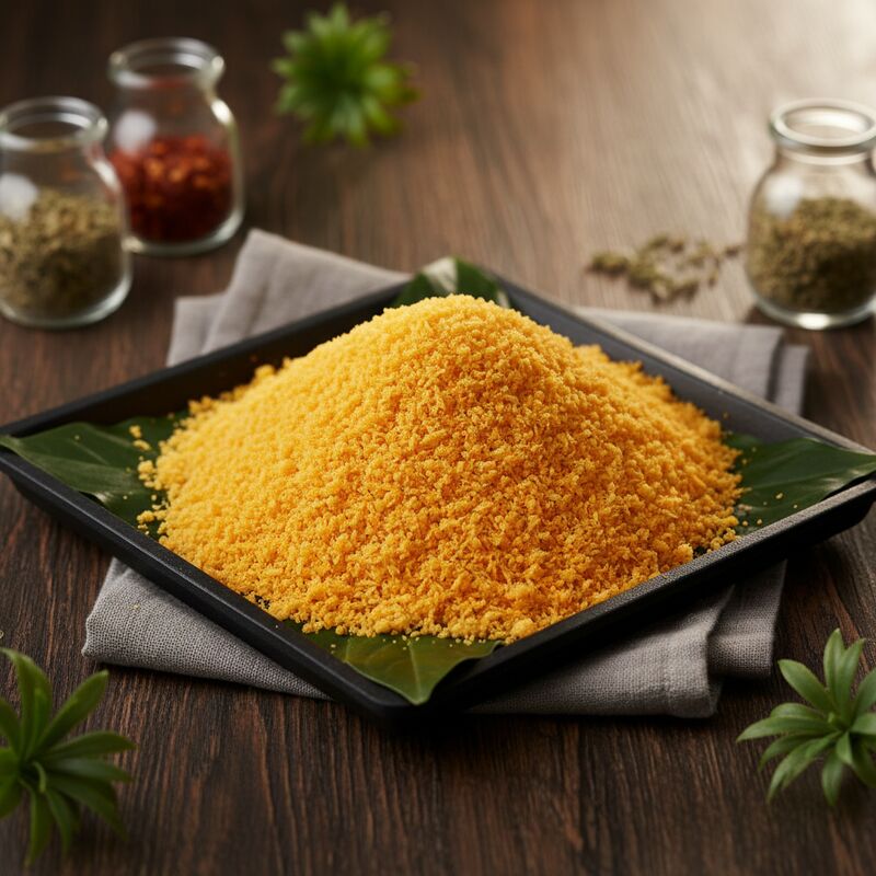 Les miettes de pain secs certifiées HALAL HACCP de 2 à 12 mm de taille et de 24 mois de durée de conservation pour le revêtement et la friture