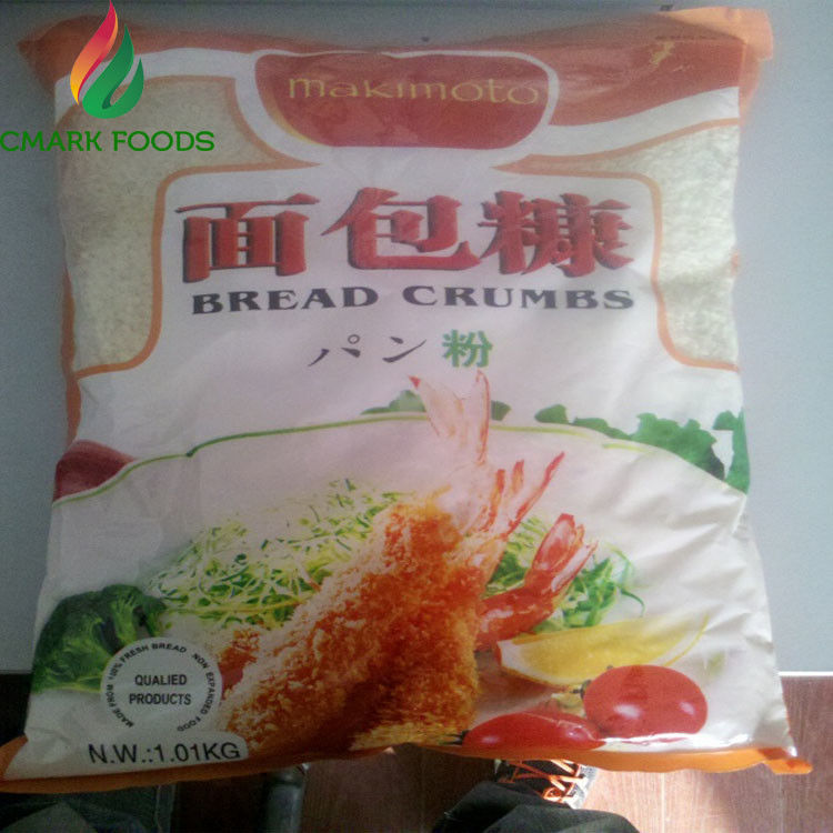 2-12 mm Taille des miettes de pain Panko japonaises avec une humidité maximale de 10% et certification ISO HACCP HALAL FDA