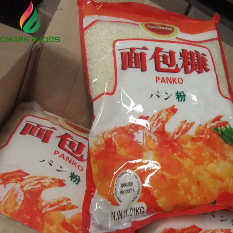 Des miettes de pain Panko blanches séchées et fines avec certification ISO HACCP 2-12 mm Taille et humidité maximale de 10%