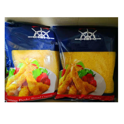 Miettes de pain japonaises jaunes de Panko 4 - 6mm avec de la VIANDE HALAL