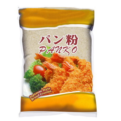 Miettes de pain halal de Panko de farine de blé 1KG blanc par sac