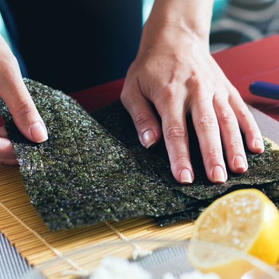 Yaki vert foncé Sushi Nori Algues séchées avec saveur d'algues naturelles