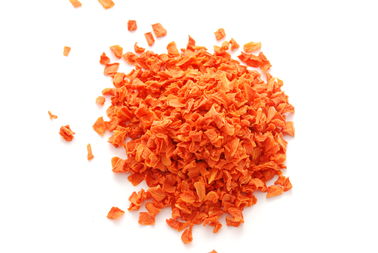 Les puces oranges de légume sec de couleur 5x5mm/ont déshydraté les flocons végétaux