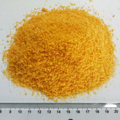 Des miettes de pain en couche croustillante en pannois doré à sec