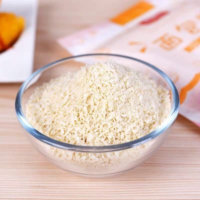 Des miettes de pain jaune et blanc croustillants Panko Miettes de pain séchées Miettes de pain halal