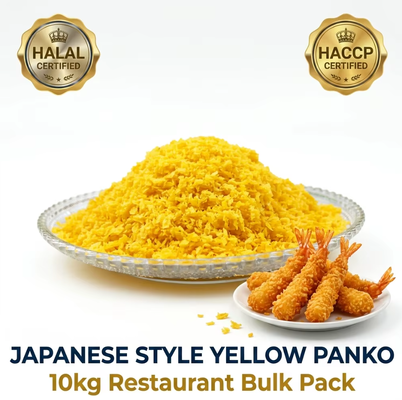 Halal HACCP Certifiés Panko Pancrumbs japonais avec 4-6 mm de taille pour une faible absorption d'huile dans les aliments frits