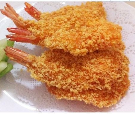 Le pain jaune de Panko non GMO de crevette de FDA pane l'humidité de 10%