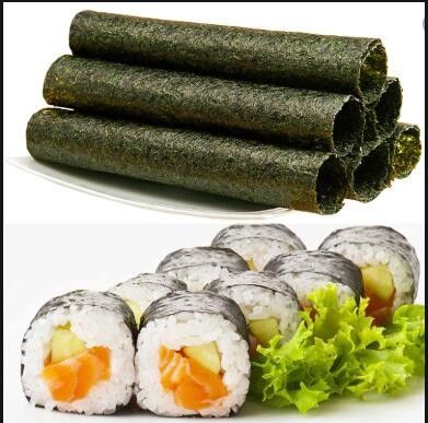 Sushi vert-foncé Nori Seaweed Sheets de HACCP 50 pleines feuilles